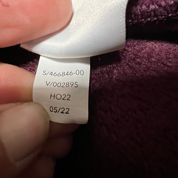 Athleta Cozy Karma Funnel Neck Sweatshirt Womens 1XL Spiced Cabernet Heather - Picture 8 of 8